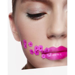 POP Display Graphic: Pink Flower Lips