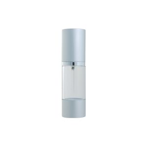 Airless Pump Bottle - Silver 1 oz