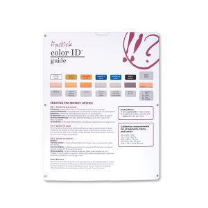 Slide Chart for Custom Blend Lipstick