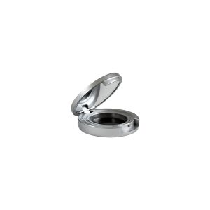 Silver Round Eyeshadow Compact