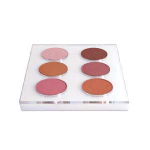 Tiny Template: 6 Pressed Blush Pans